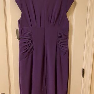 NWT Adrianna Papell Beaded Sheath Dress Size 14
